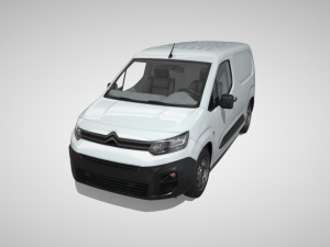 Citron Berlingo Van - Versatile and Practical Commercial Transport Solution 3D Model