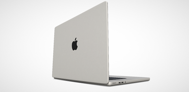 MacBook Pro 16-inch 2023 - Cutting-Edge Productivity and Performance Model 3D .c4d .max .obj .3ds .fbx .stl .blend 