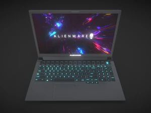 Dell Alienware M17 Gaming Laptop - Unleash Your Gaming Potential 3D Model