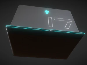 Dell Alienware M17 Gaming Laptop - Unleash Your Gaming Potential 3D Model