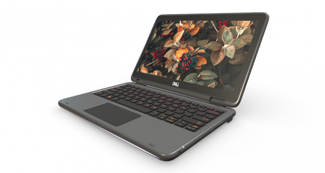 Dell Latitude Laptop - Power Performance and Productivity on the Go 3D 模型 .c4d .max .obj .3ds .fbx .stl .blend 