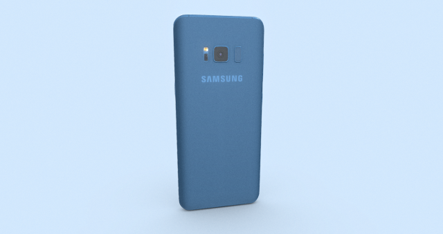 Samsung Galaxy S8 Mobile Phone - Redefining Smartphone Elegance and Innovation 3D Model .c4d .max .obj .3ds .fbx .stl .blend 