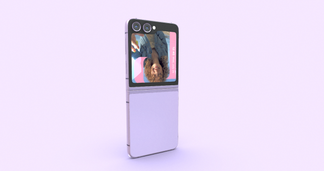 Samsung Galaxy Z Flip 5G Mobile Phone - Redefining Foldable Technology 3D Модель .c4d .max .obj .3ds .fbx .stl .blend 