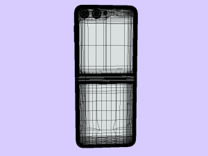 Samsung Galaxy Z Flip 5G Mobile Phone - Redefining Foldable Technology 3D Модель