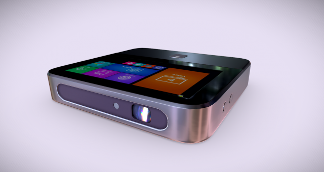 ZTE Spro2 Smart Projector - Your Portable Entertainment Hub 3D Model .c4d .max .obj .3ds .fbx .stl .blend 