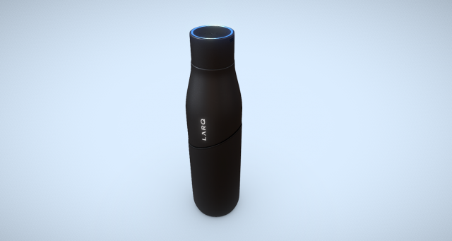 Larq Water Bottle - Purify Your Hydration Experience 3D Model .c4d .max .obj .3ds .fbx .stl .blend 