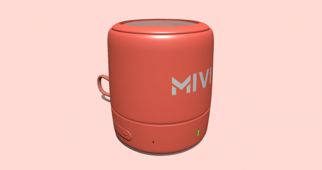 Mivi Bluetooth Speaker - Elevate Your Music Experience 3D 模型 .c4d .max .obj .3ds .fbx .stl .blend 