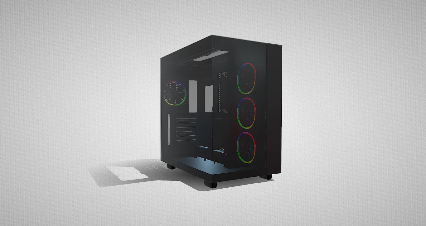 Gabinete de PC para jogos definitivo - Eleve sua experi&ecirc;ncia de jogo Modelo 3D .c4d .max .obj .3ds .fbx .stl .blend 