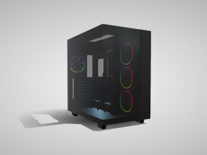 Ultimate Gaming PC Cabinet - Elevate Your Gaming Experience 3D 모델