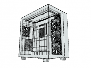 Ultimate Gaming PC Cabinet - Elevate Your Gaming Experience Modèle 3D