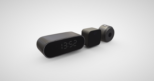 Discover Invisible Surveillance with Spy Cameras 3D Model .c4d .max .obj .3ds .fbx .stl .blend 