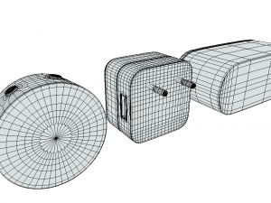Discover Invisible Surveillance with Spy Cameras 3D Model
