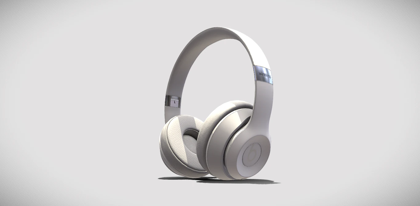 Liberte o seu som com os fones de ouvido sem fio Beats Modelo 3D .c4d .max .obj .3ds .fbx .stl .blend 