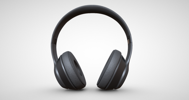 Unleash Your Sound with Beats Wireless Headphones Black 3D Model .c4d .max .obj .3ds .fbx .stl .blend 