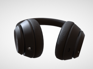 Unleash Your Sound with Beats Wireless Headphones Black 3D Model