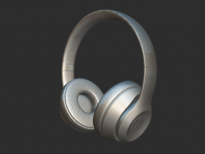 Unleash Your Sound with Beats Wireless Headphones Yellow 3D 模型