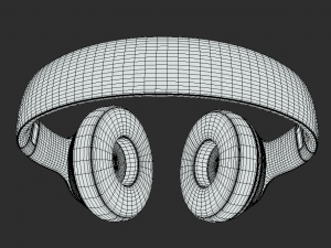 Unleash Your Sound with Beats Wireless Headphones Yellow 3D 模型