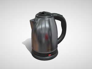 Kettle Black Electric - Effortless Boiling for Every Kitchen 3D Model