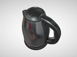 Kettle Black Electric - Effortless Boiling for Every Kitchen 3D Model