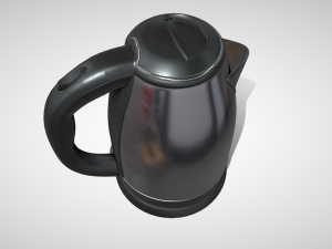 Kettle Black Electric - Effortless Boiling for Every Kitchen 3Dモデル