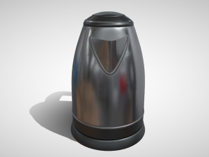 Kettle Black Electric - Effortless Boiling for Every Kitchen 3Dモデル