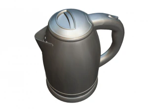 Kettle Black Electric - Effortless Boiling for Every Kitchen 3D Model