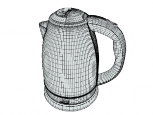 Kettle Black Electric - Effortless Boiling for Every Kitchen 3Dモデル