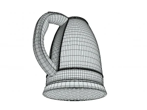 Kettle Black Electric - Effortless Boiling for Every Kitchen 3D Model