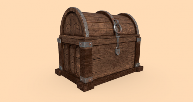 Chest Box - Organize and Store Your Essentials with Style Model 3D .c4d .max .obj .3ds .fbx .stl .blend 