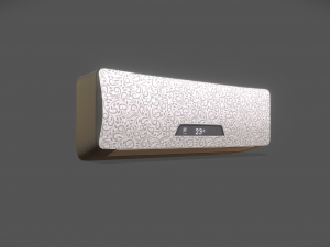 Enjoy Comfortable Cooling with Split Air Conditioners 3D Model