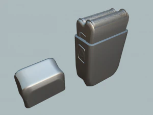 Gamma Wireless Shaver - Experience Precision Grooming On-the-Go 3D Model