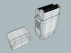 Gamma Wireless Shaver - Experience Precision Grooming On-the-Go 3D Model