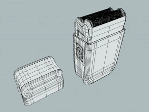 Gamma Wireless Shaver - Experience Precision Grooming On-the-Go 3D Model