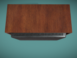 Vintage Retro Standing Cabinet TV - Nostalgic Entertainment in Style 3Dモデル