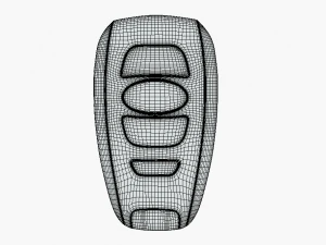 Smart Car Key - Unlock Convenience and Security on the Go 3D Model