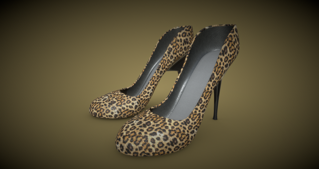 Leopard print womens heels outlet