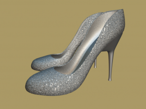 Step Into Style with Womens High Heels in Leopard Print 3Dモデル
