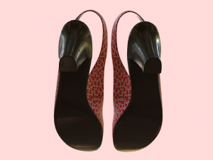 LoveBites Womens High Heels - Make a Bold Statement with Lips Design Modelo 3D