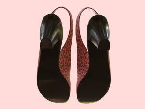LoveBites Womens High Heels - Make a Bold Statement with Lips Design 3D Model
