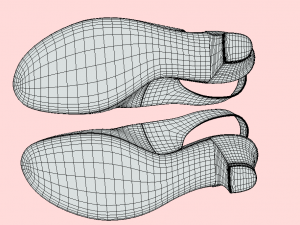 LoveBites Womens High Heels - Make a Bold Statement with Lips Design Modelo 3D