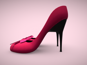 Gift Bows Womens High Heel Sandals - Elevate Your Look with Elegant Charm Modèle 3D