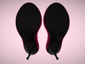 Gift Bows Womens High Heel Sandals - Elevate Your Look with Elegant Charm Modèle 3D