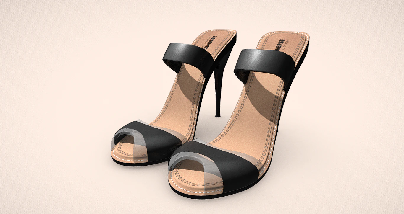 Womens High Heels - Elevate Your Style with Confidence and Glamour 3D Model .c4d .max .obj .3ds .fbx .stl .blend 