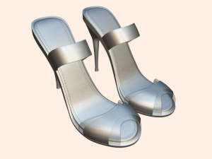 Womens High Heels - Elevate Your Style with Confidence and Glamour 3D-Modell
