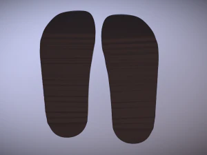 Abrace o conforto e o estilo com chinelos femininos Modelo 3D