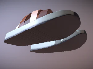 Abrace o conforto e o estilo com chinelos femininos Modelo 3D