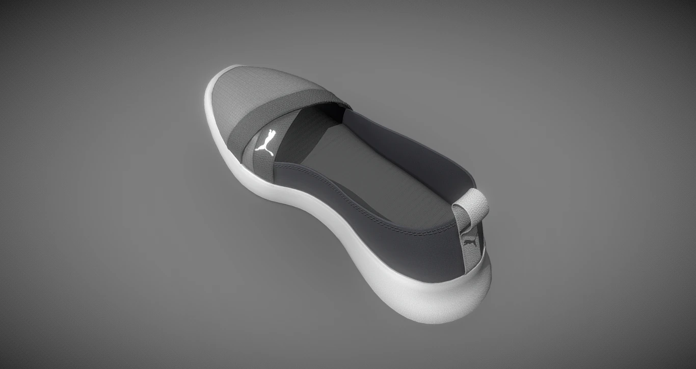 Step into Style with Puma Womens Shoes - Where Comfort Meets Fashion 3D Model .c4d .max .obj .3ds .fbx .stl .blend 