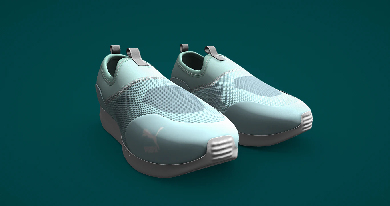 Elevate Your Style with Womens Puma Shoes - Where Fashion Meets Function 3D Model .c4d .max .obj .3ds .fbx .stl .blend 