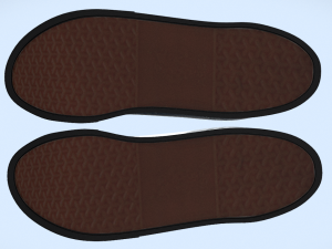 Embrace Casual Cool Blue Sneakers for Effortless Style 3D Model