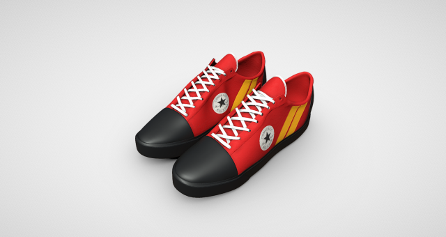 Step Out in Style Red Sneakers for Every Occasion Modèle 3D .c4d .max .obj .3ds .fbx .stl .blend 